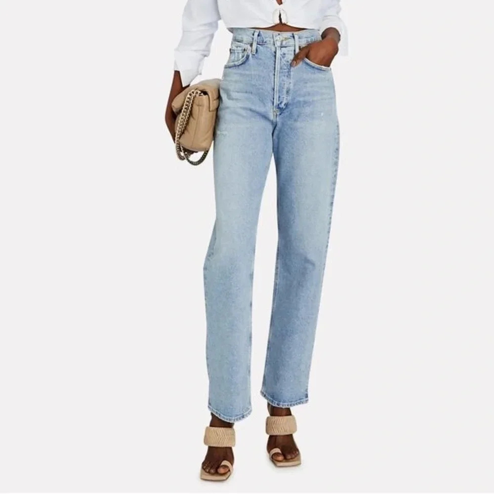 Citizens Of Humanity Light Blue Straight Leg Jeans